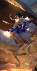 霸气的动漫古装，欧美上世纪女战士等插画手机壁纸