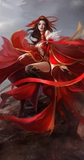 霸气的动漫古装，欧美上世纪女战士等插画手机壁纸