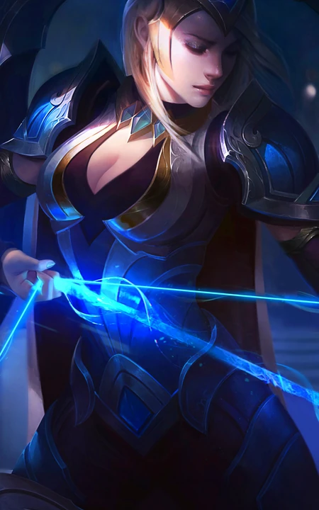 精灵射手，铠甲女骑士，女剑客动漫插画手机壁纸