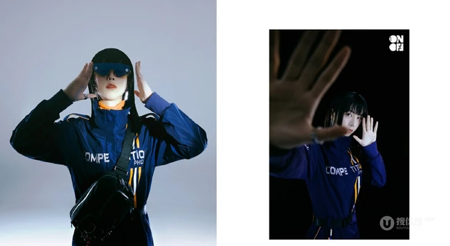 李凯馨空间之外主题《ONOFF变装》杂志写真图片