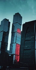 城市里的高层建筑，标志性大厦手机壁纸