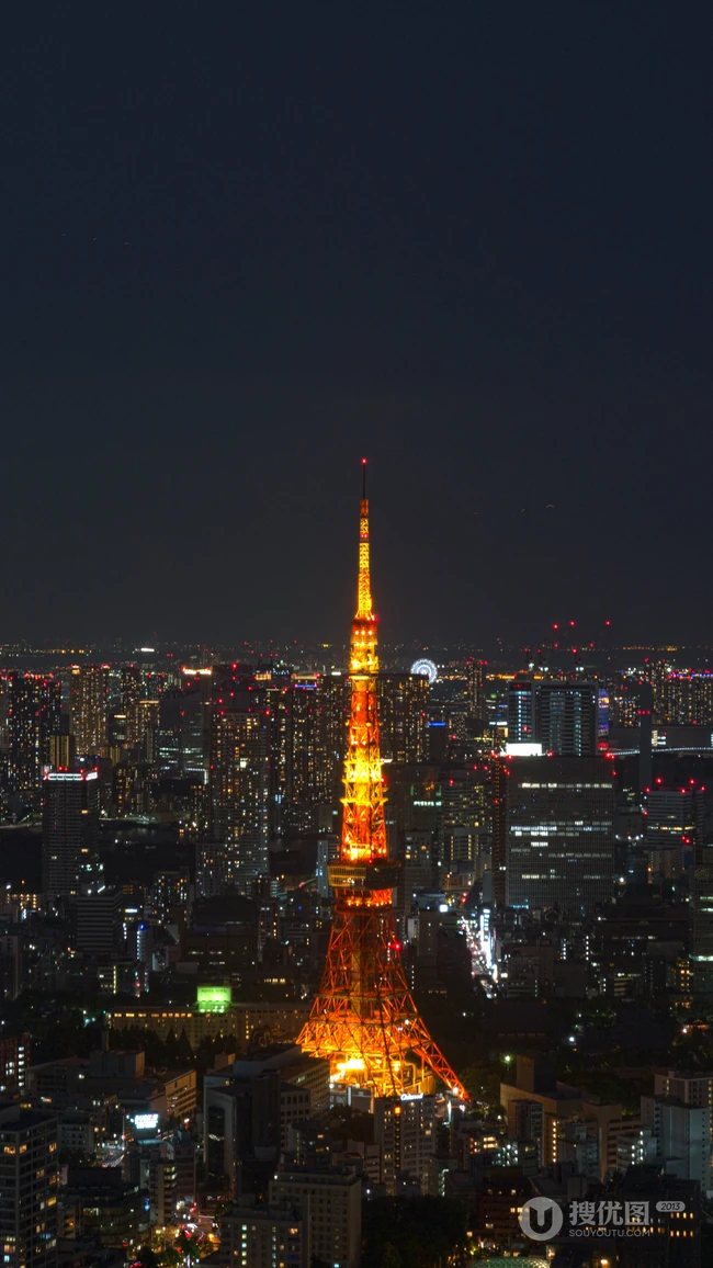 唯美的城市灯光夜景4K手机壁纸免费下载