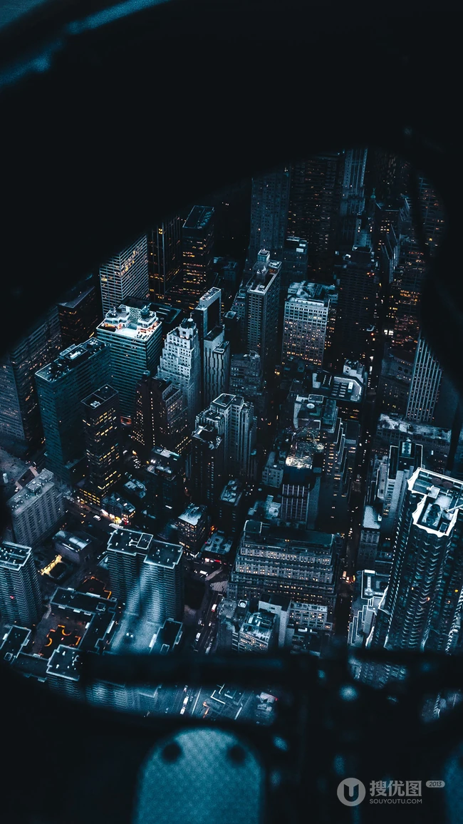 唯美的城市灯光夜景4K手机壁纸免费下载