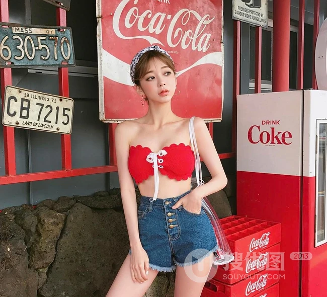 超甜美精选韩国苗条女生姜泰丽自拍，生活照写真图片