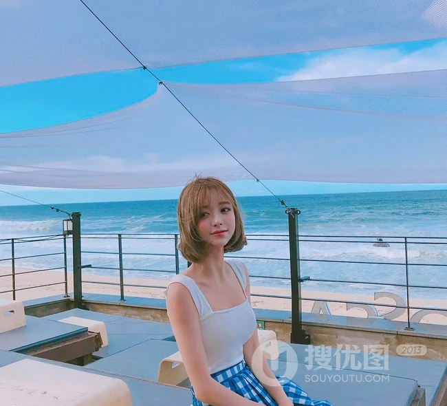超甜美精选韩国苗条女生姜泰丽自拍，生活照写真图片