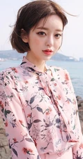 超甜美精选韩国苗条女生姜泰丽自拍，生活照写真图片