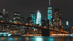 唯美的欧美地标城市夜景风景电脑壁纸