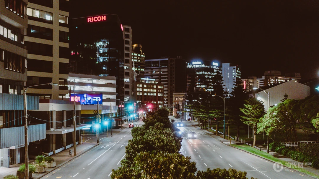 唯美的欧美地标城市夜景风景电脑壁纸