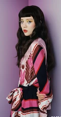 化茧成蝶，宋妍霏个性蝴蝶装造型柔美杂志写真图片