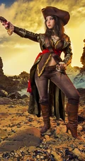 欧美美女cosplay大赏，包括圣诞老人加勒比海盗等