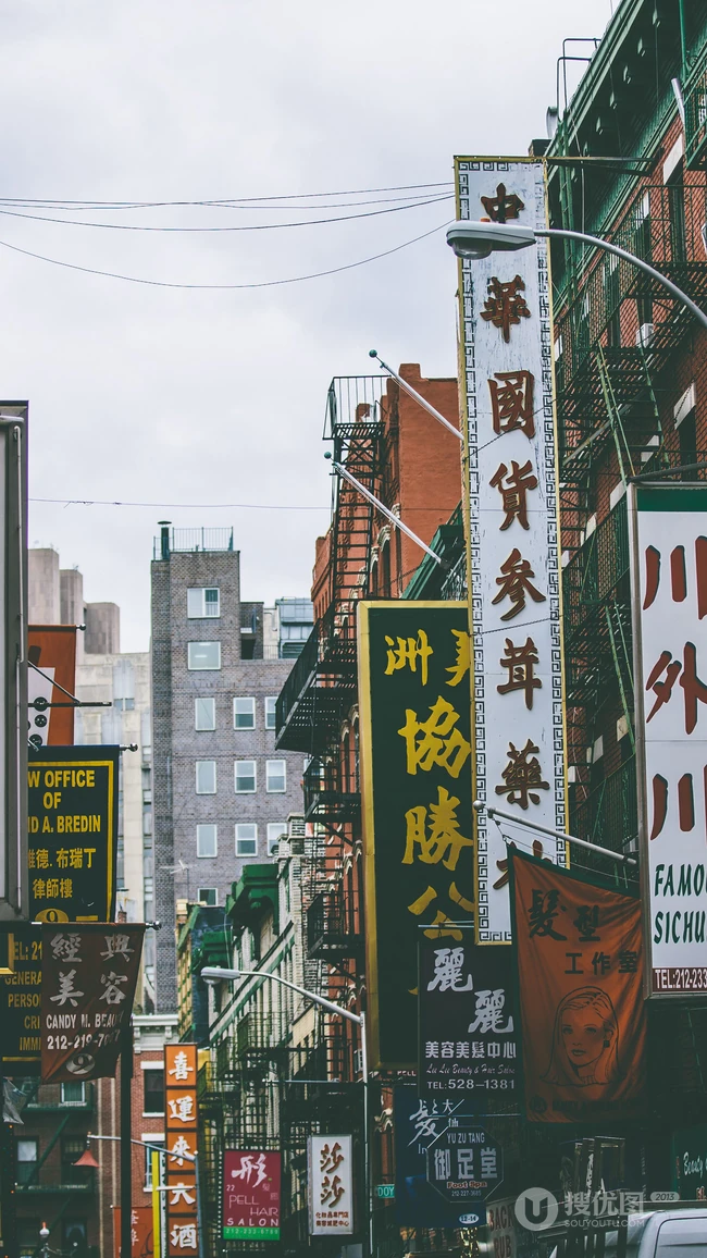 欧美一线城市建筑唯美航拍高清4K手机背景图片