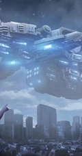 奇幻未来科技城市，星球大战机器人手机壁纸