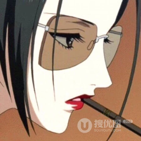 手绘动漫少女脸部的头像图片