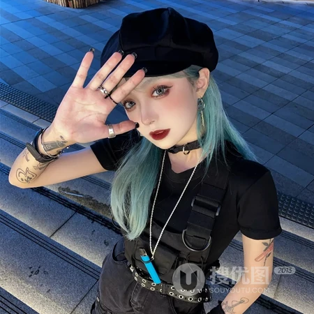 酷拽非主流女生，冷艳社会霸气女生头像图片