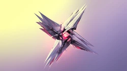 3D创意图形，晶格拼贴的3D图案壁纸图片