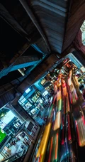 创意城市街景，东方明珠塔建筑等高清4K手机壁纸下载