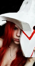 冷艳欧美美女创意cosplay4K手机背景图片下载