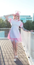 冷艳欧美美女创意cosplay4K手机背景图片下载