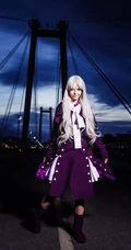 冷艳欧美美女创意cosplay4K手机背景图片下载
