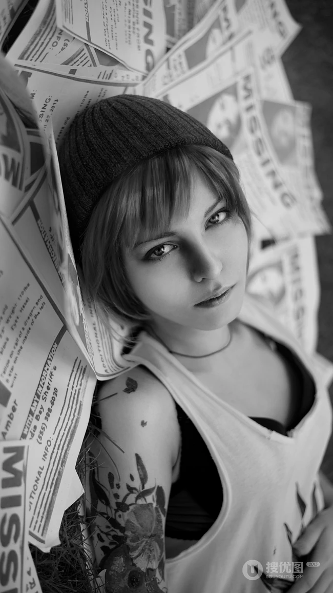 冷艳欧美美女创意cosplay4K手机背景图片下载