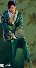 王丽坤演绎各种复古新娘服饰造型杂志写真图片