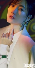 王丽坤演绎各种复古新娘服饰造型杂志写真图片