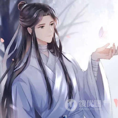 古风男男兄弟两人一对头像，一人一半男男QQ头像图片下载