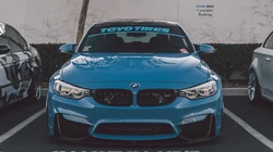 蓝色宝马性能跑车mpower，m3,m4电脑壁纸图片