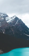 高海拔的山脉，唯美的山水风景手机壁纸下载