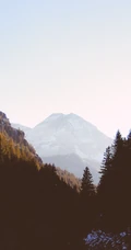 高海拔的山脉，唯美的山水风景手机壁纸下载