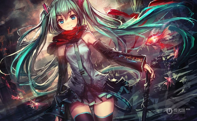 虚拟动漫人物初音未来（初音ミク）图片