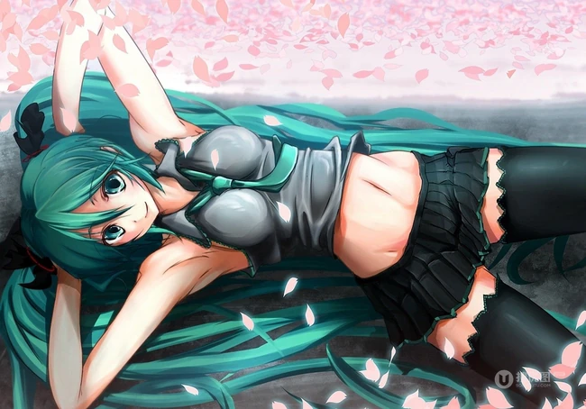 二次元动漫人物集锦，动漫人物初音未来图片素材