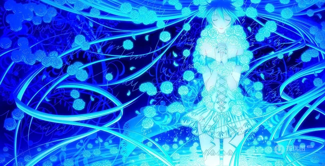 二次元动漫人物集锦，动漫人物初音未来图片素材