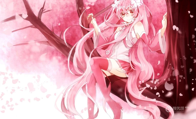 二次元动漫人物集锦，动漫人物初音未来图片素材
