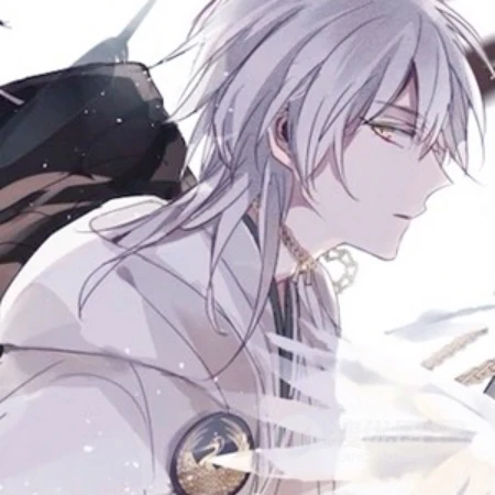 创意古风汉服男男兄弟头像插画图片