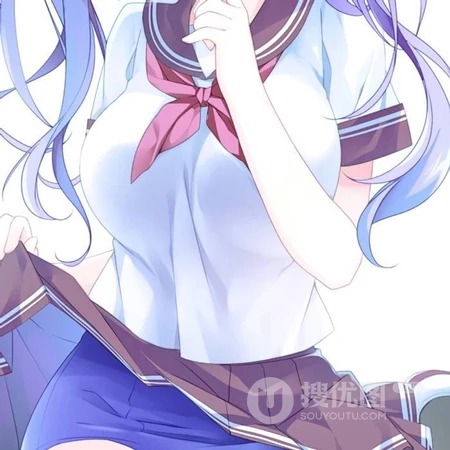 男左女右一人一半动漫情侣头像下载