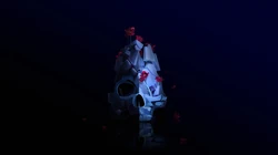 黑色背景，创意彩色玻璃晶体电脑壁纸图片