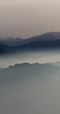 唯美的朝阳，大气磅礴的山脉高清手机壁纸
