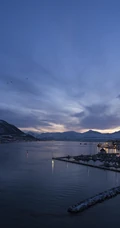 美丽的云海山脉，夕阳落山的唯美场景高清手机壁纸