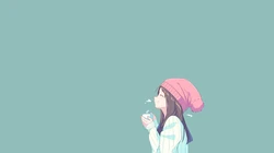 简约背景，比较干净的动漫人物壁纸图片
