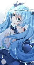 穿和服的初音，日系风格初音动漫手机壁纸