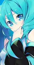 穿和服的初音，日系风格初音动漫手机壁纸