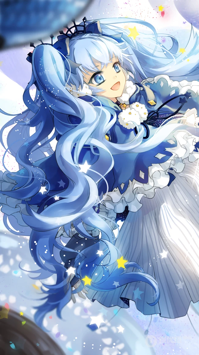 穿和服的初音，日系风格初音动漫手机壁纸