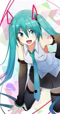 穿和服的初音，日系风格初音动漫手机壁纸