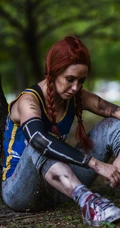 欧美女生cosplay超级玛丽，古典战士等手机壁纸