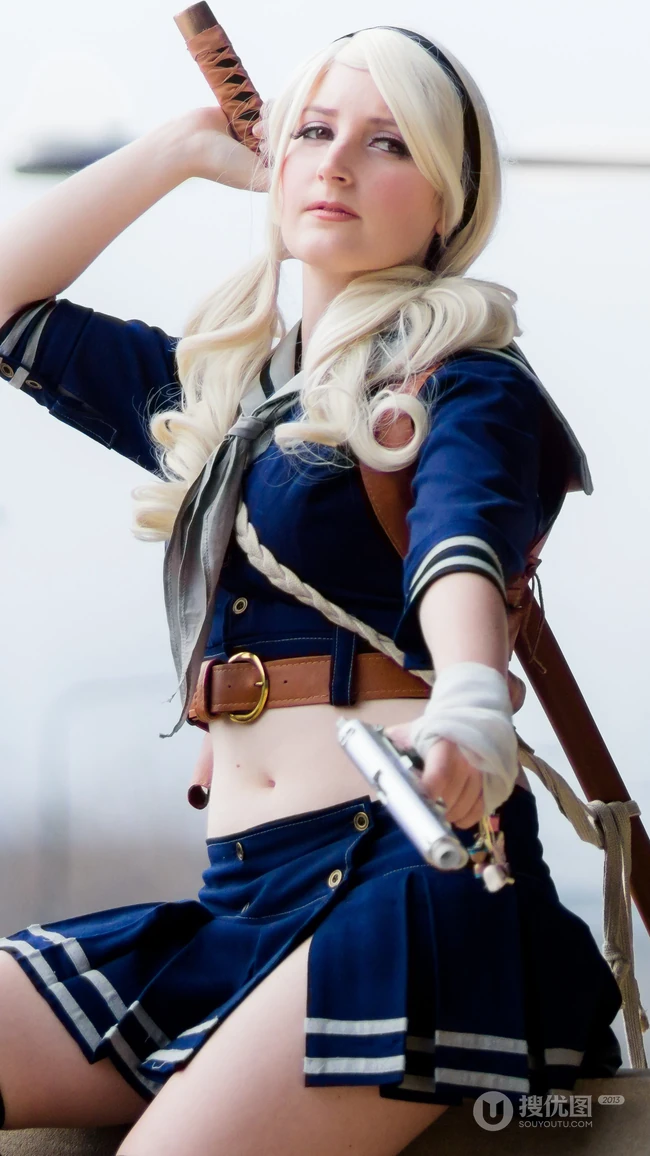欧美女生cosplay超级玛丽，古典战士等手机壁纸