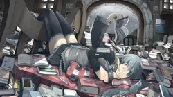 樱花动漫少女初音，穿和服的初音高清电脑壁纸