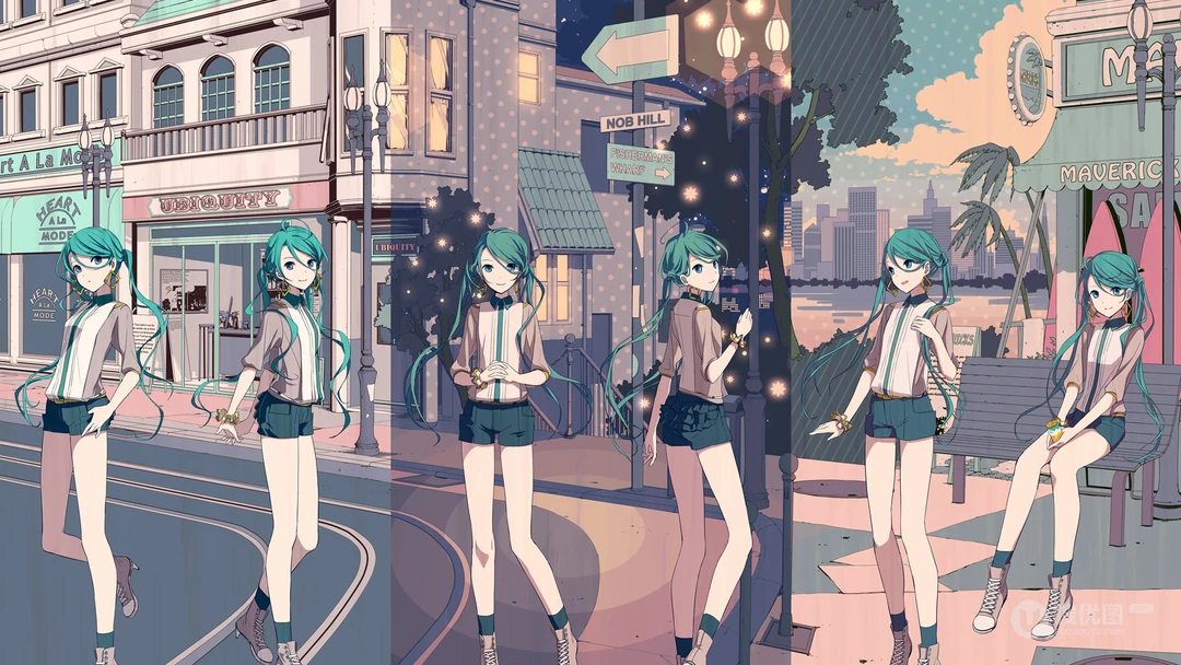 动漫虚拟人物初音未来个人壁纸图片