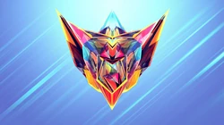 3D晶格拼贴，几何简约图形2K电脑壁纸图片