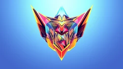 几何3D图形，拼贴钻石，埃及，皇冠等形状的简约电脑壁纸下载